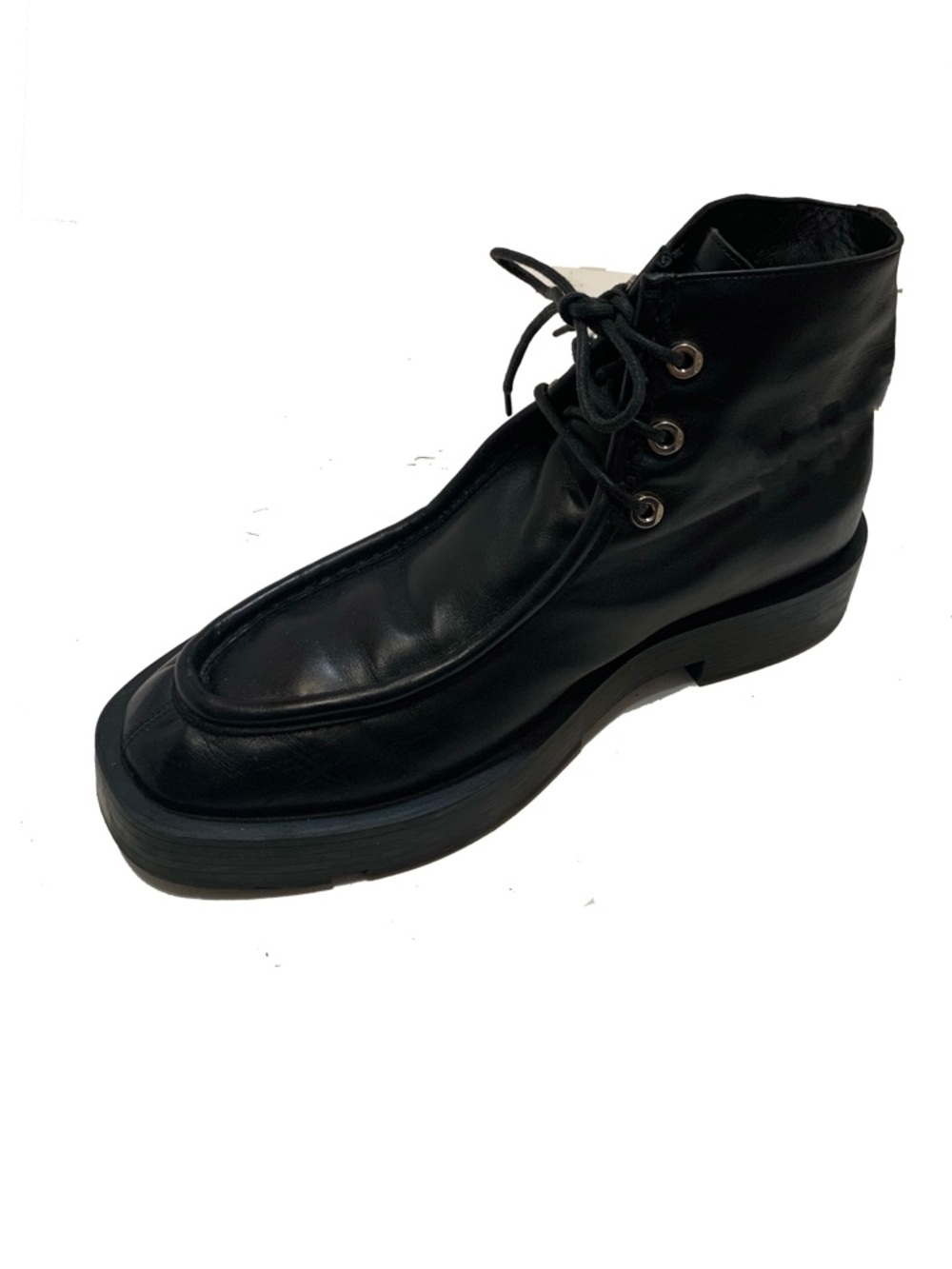 Givenchy women’s Black Leather lace up boots - Picture 5 of 11